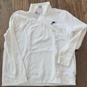 Nike unisex Zip Up White Sweater